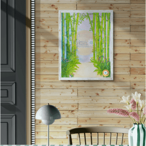 Print El helecho y el bambú