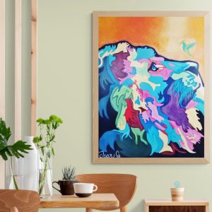 Obra de arte Lion Heart / Corazón de León