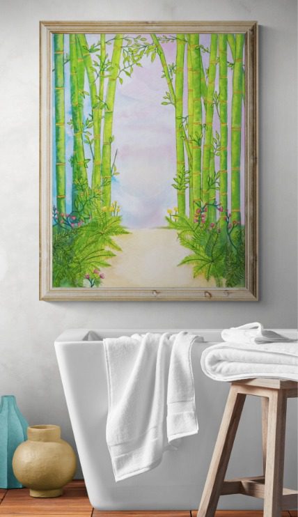 Print El helecho y el bambú - Imagen 3